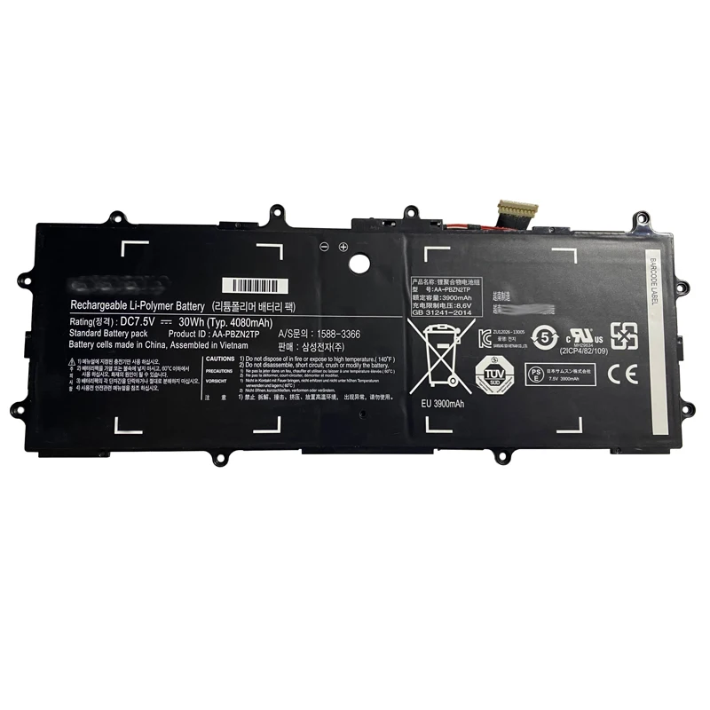 Оригинальный аккумулятор для ноутбука AA-PBZN2TP Samsung XE500T1C 905s3g XE303 XE303C12 910S3G 915S3G ATIV BOOK