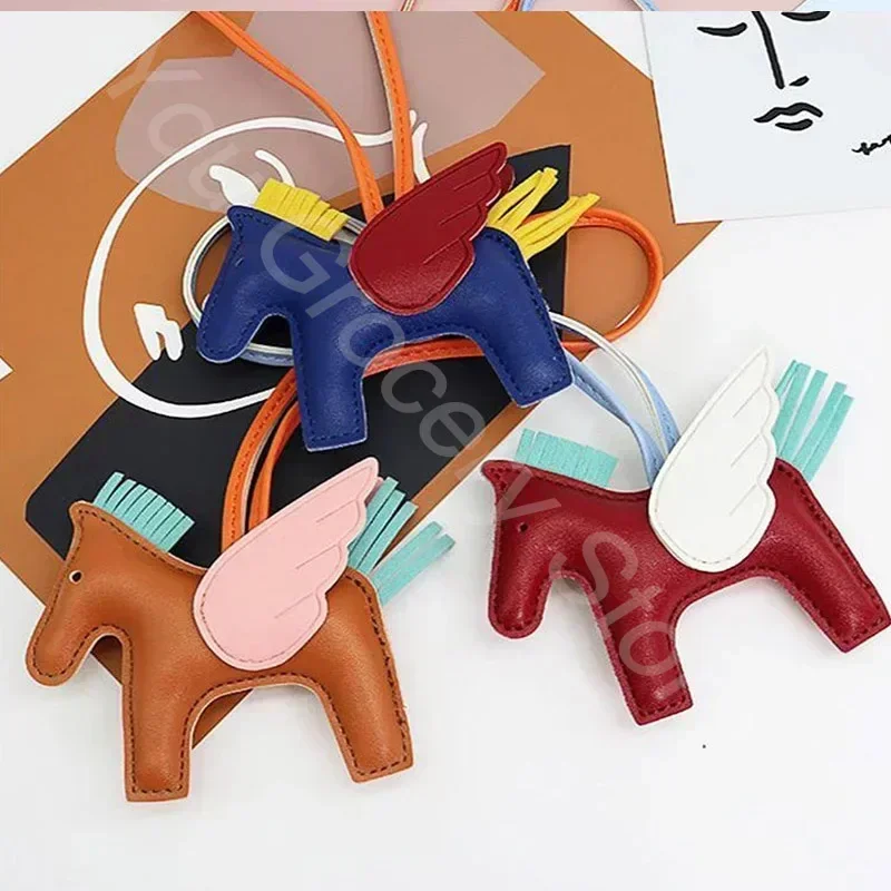 Подвеска милая маленькая сумка с лошадью Очаровательная искусственная кожа
