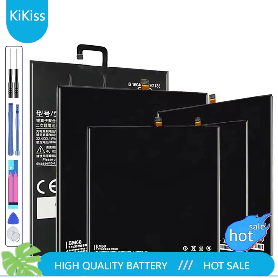 6600 мАч BM60 BM61 BM62 BN60 Аккумулятор для Xiaomi miPad 1 2 3 4 Plus mi Pad MEC91 Bateria Tab + номер