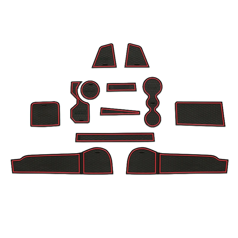 Car Panel Cover For Volkswagen Vw Golf 8 Mk8 20-22 Car Mats Door Pads Cup Holder Mat Car Anti-dirty Pad Interior Accessories