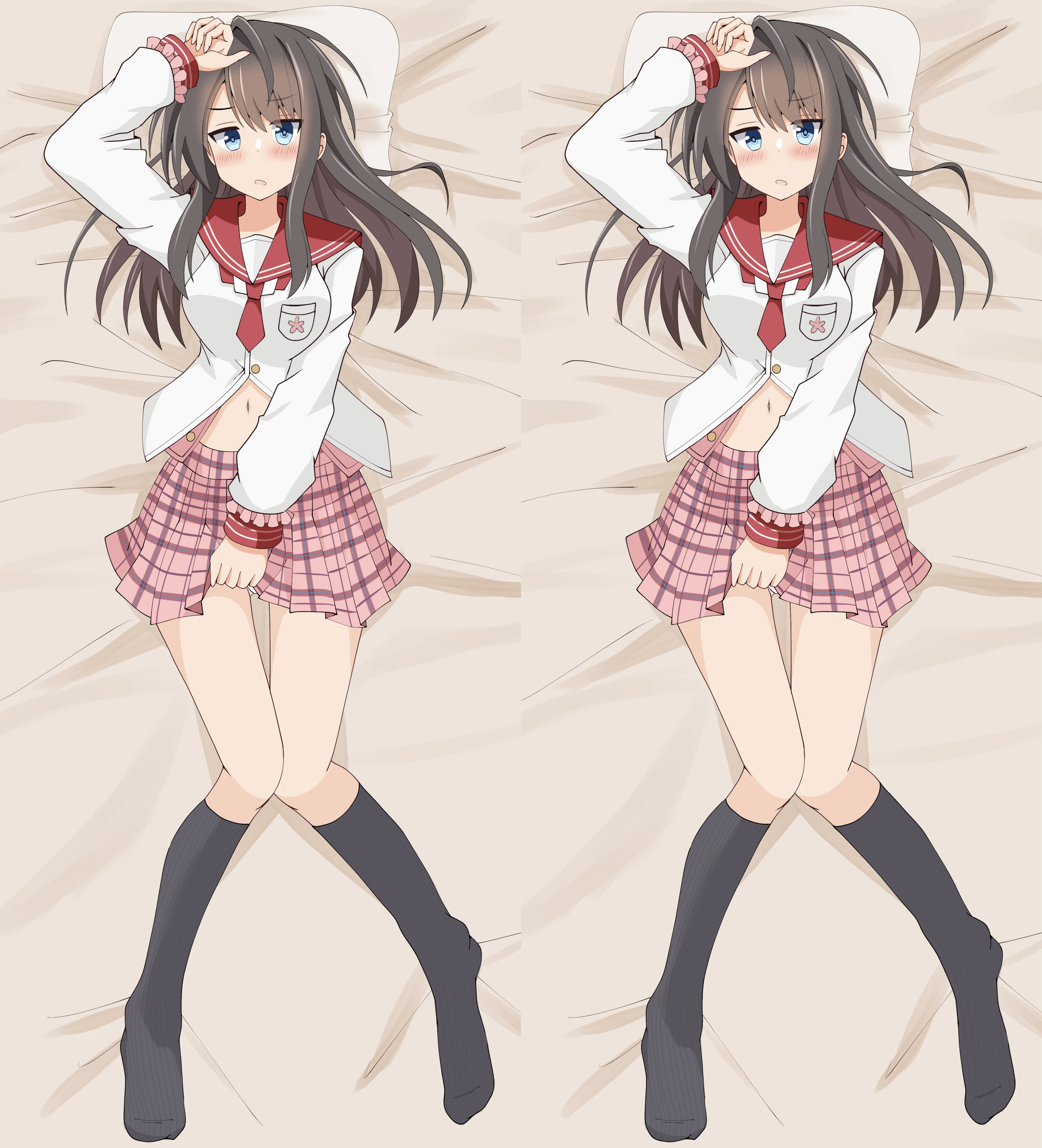 Dakimakura Anime Pillow Cover Onsen Musume Double Sided Print Life-size Body Decoration