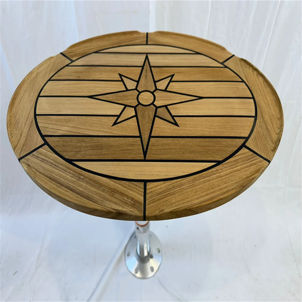 Столешница из тикового дерева овальной формы 440x580/600x800 мм 17 3x22 8/23 6x31 5 дюйма