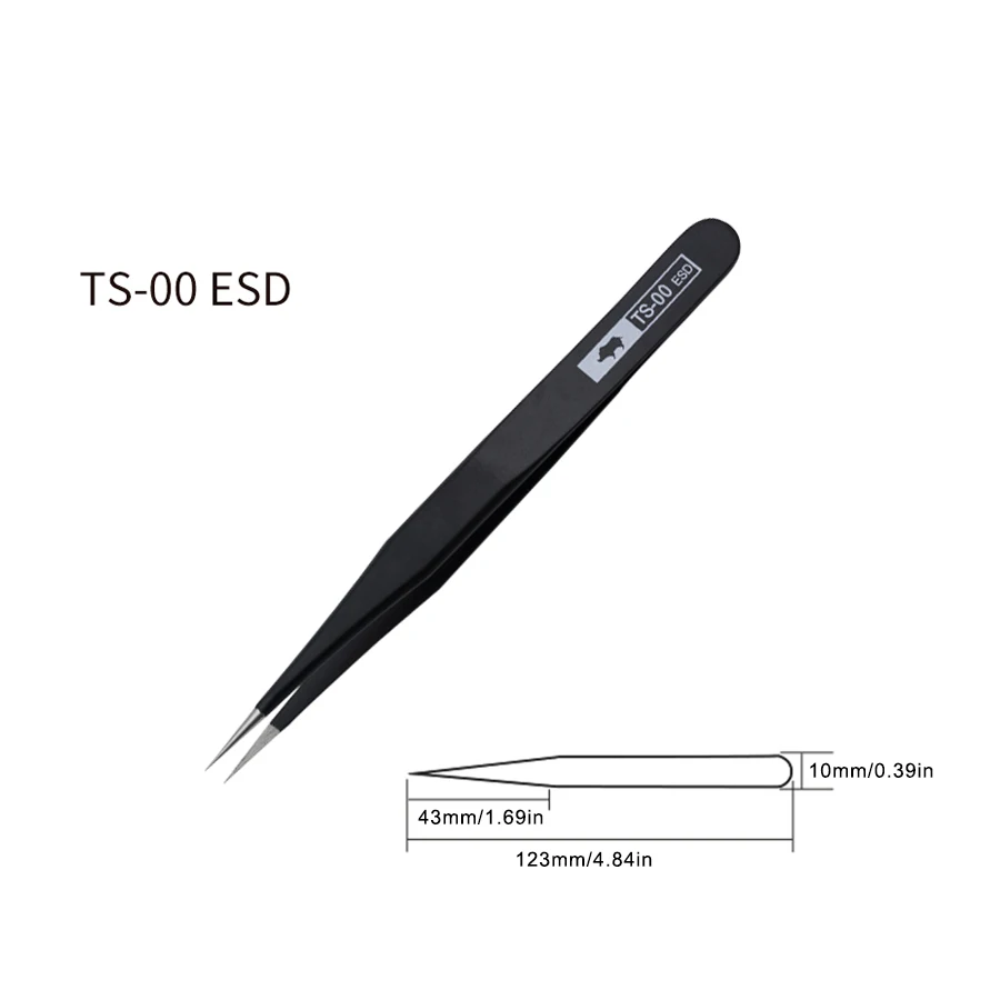 

Япония RHINO TS-00 TS-2A TS-3C TS-7A TS-SA TS-SS Пинцет серии ESD для ремонта часов и сотовых телефонов Ручные инструменты