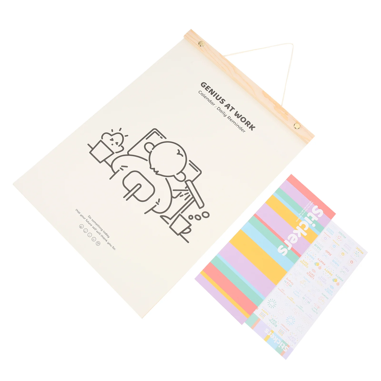 

Calendar Wall Planner Calander 2023 Hanging Daily Agenda Tearable Monthly Mounted Aesthetic Off Tear Office Planning Paper Wood