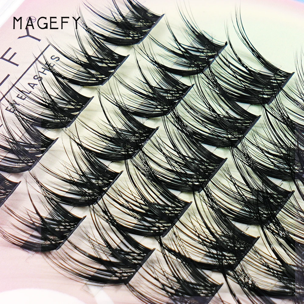 

MAGEFY 30/78 Rows Individual Lashes Eyelash Extension Mink Lashes 3d C Curl False Eyelashes Cluster Handmade Makeup Faux Cils