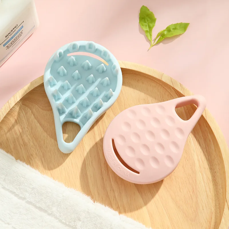 

Escova shampoo bathroom household shampoo Head male and female comb silicone massage brush shampoo coçad