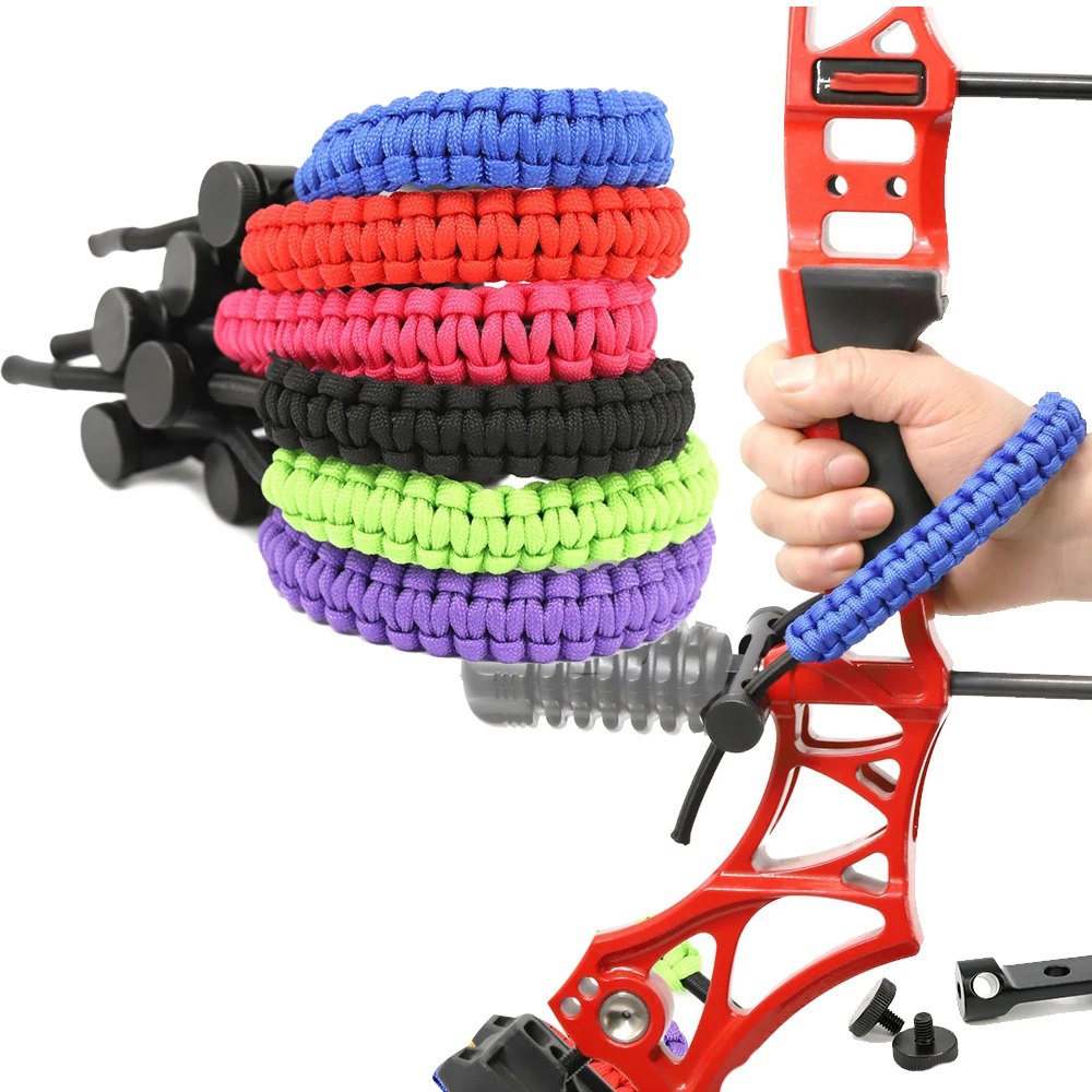 

Adjustable Nylon Archery Wrist Strap Bow Wrist Sling Hand Loop Support Strap for Compound Bow Shooting Aim StabilizerAccessories