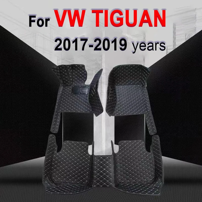 

Автомобильные коврики для Volkswagen TIGUAN 2017 2018 2019, индивидуальные автомобильные накладки на стопы, аксессуары для автомобиля