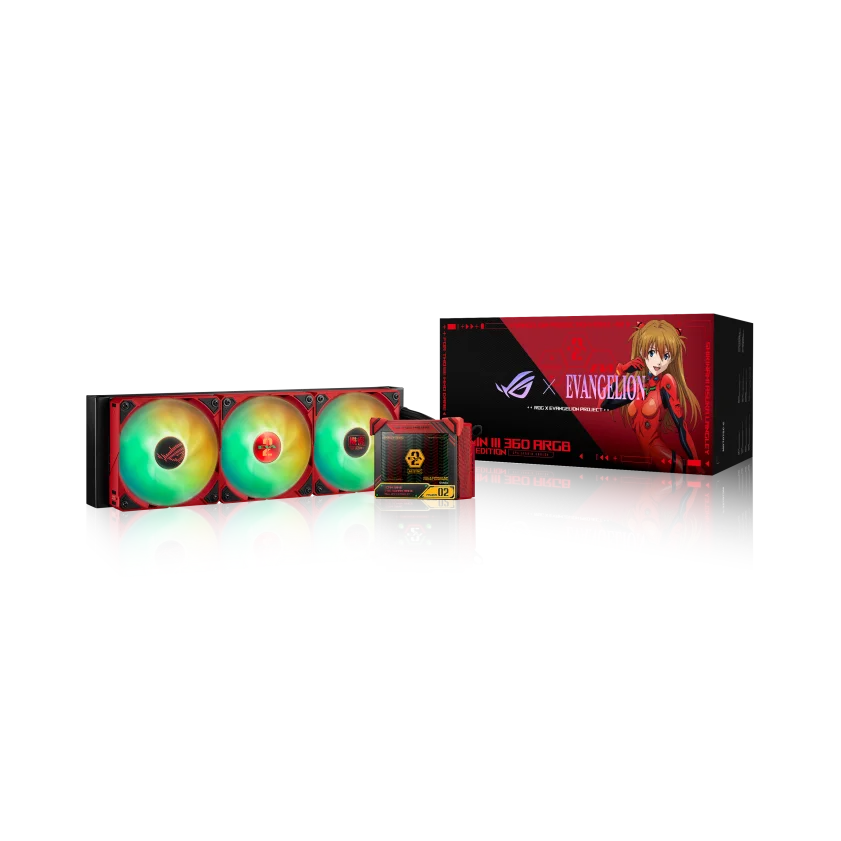 Новинка 2023 в наличии Водяной охладитель ROG RYUJIN III 360 ARGB EVA 02 EDITION для игрового