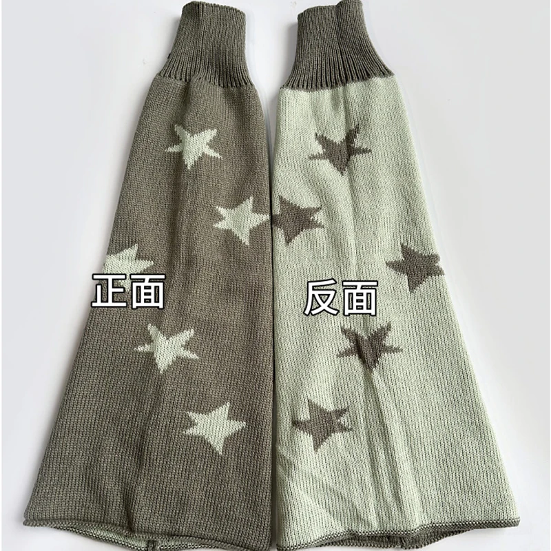 Women Knitted Warm Stockings Fashion Korean Harajuku Over The Knee JK Leg Cover Four Seasons Universal Street Hot Girl Socks Y2K