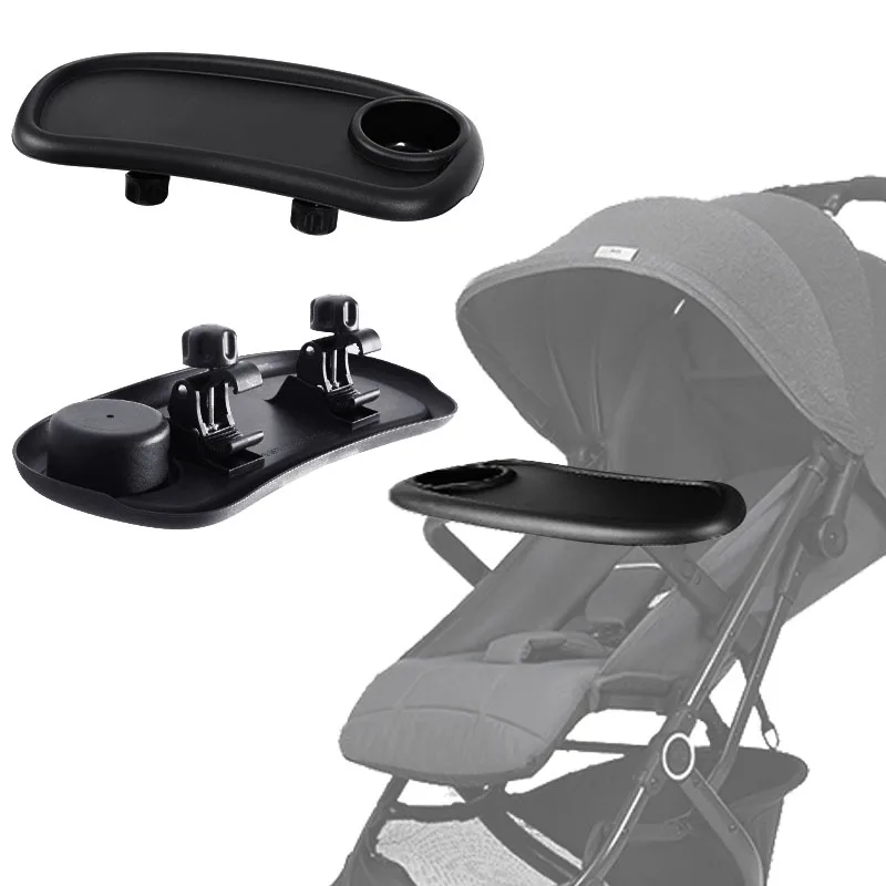 

Baby Stroller Dinner Table Tray Accessories Plate Handrest Dish Supplies for Toddler Infant Girls Boys Milk Bottle Cup Holder