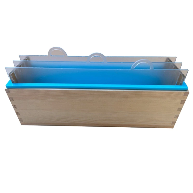 

Soap Silicone Loaf Mold Dividers Acrylic Board Wood Box For DIY Soap Making Tool 1200Ml