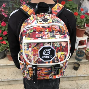 Anime Naruto Knapsack Cosplay Accessories Student School Bags Cartoon Arm Single Shoulder Bag Prop G in Pakistan
