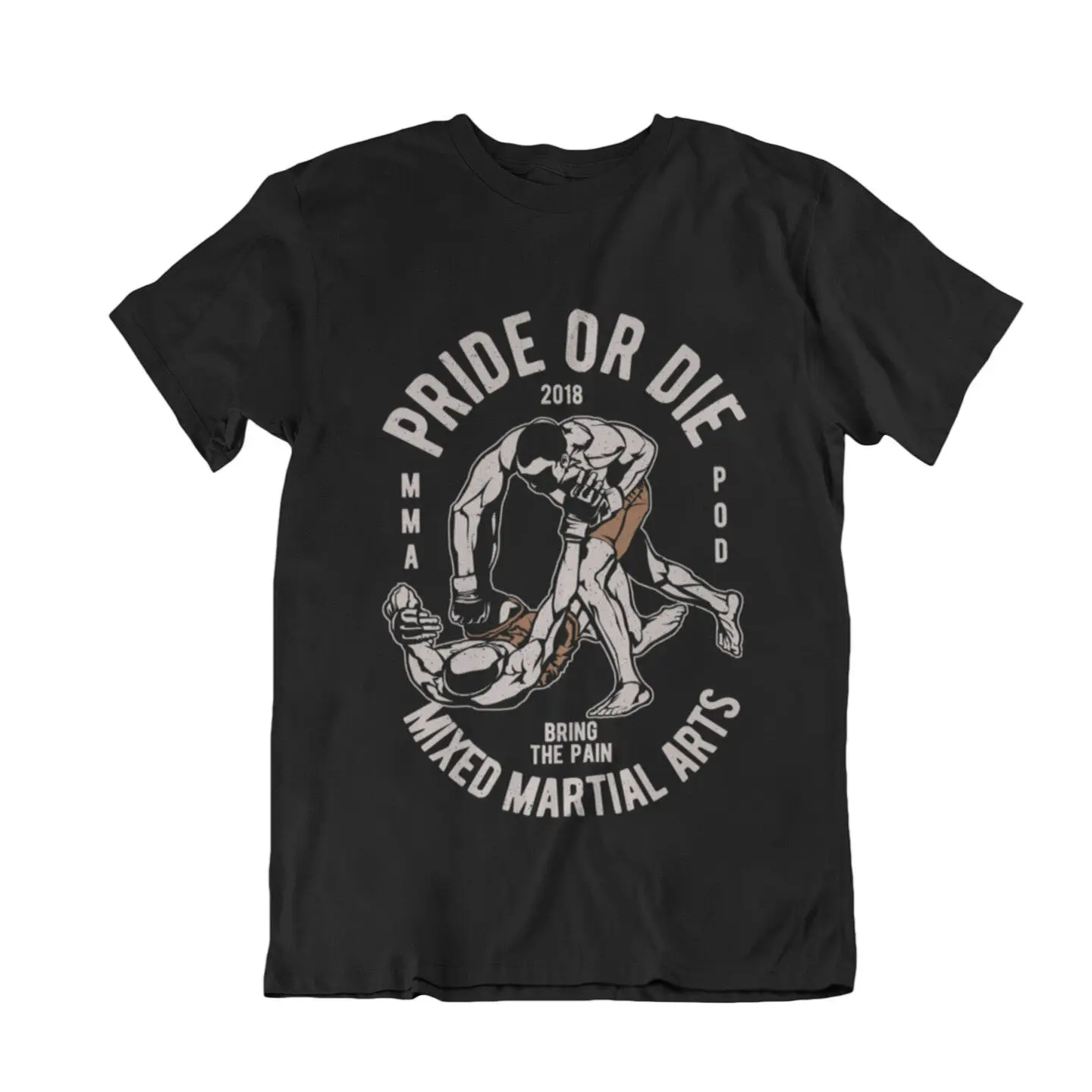 

Pride or Die MMA Fighting Boxing Training T-Shirt 100% Cotton O-Neck Summer Short Sleeve Casual Mens T-shirt Size S-3XL