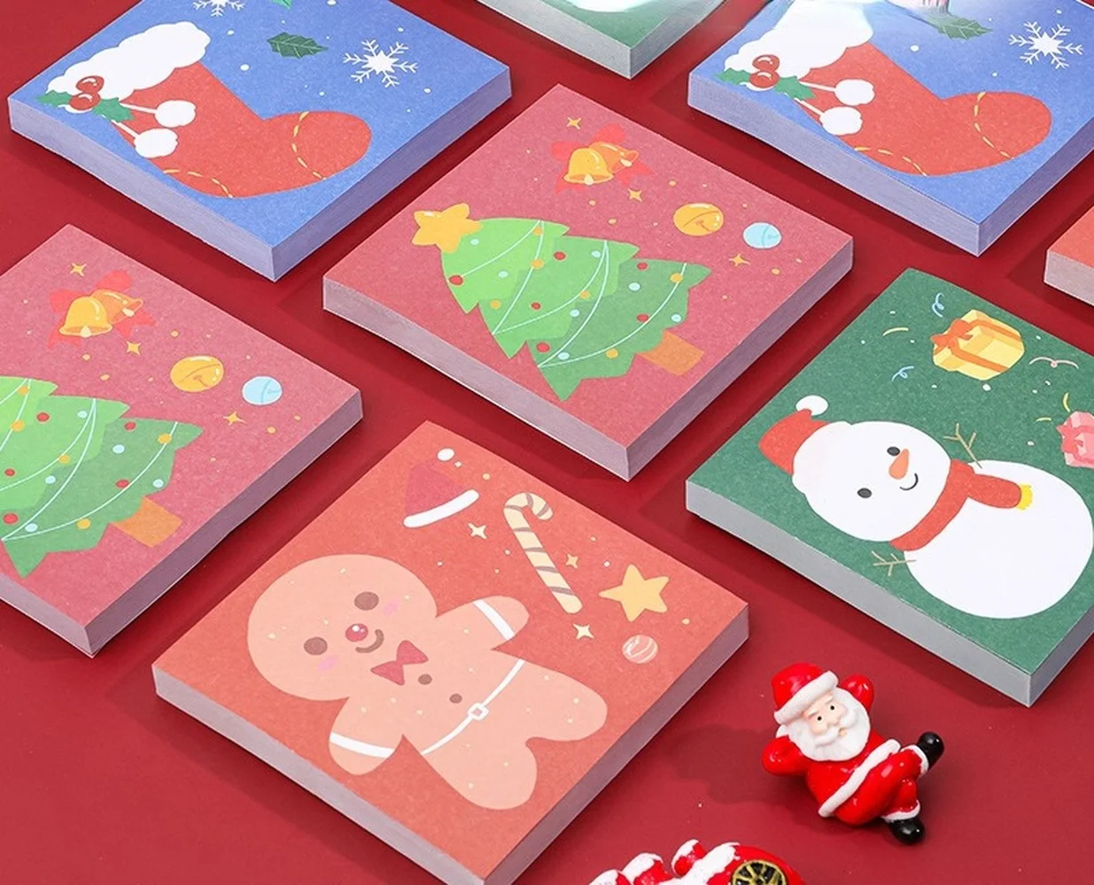

50 Sheets Christmas Series Memo Pad N Times Sticky Notes Memo Notepad cute planner stickers Bookmark Stationery
