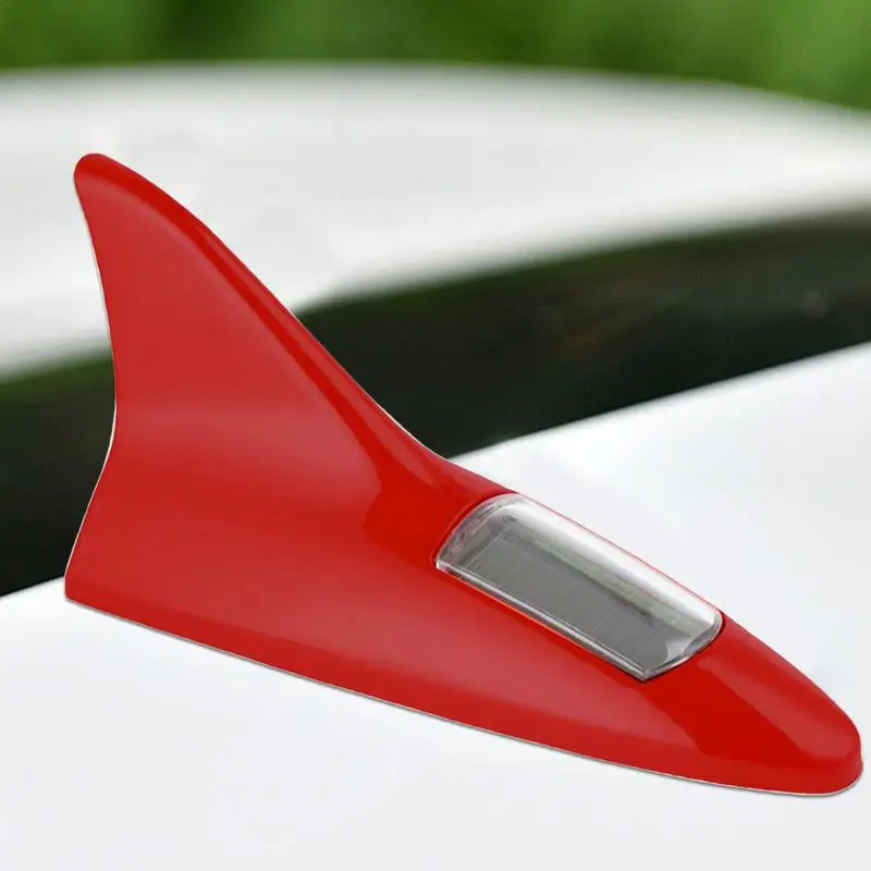 Плавник акулы Солнечная сигнальная лампа энергия Антенна плавник Стильный