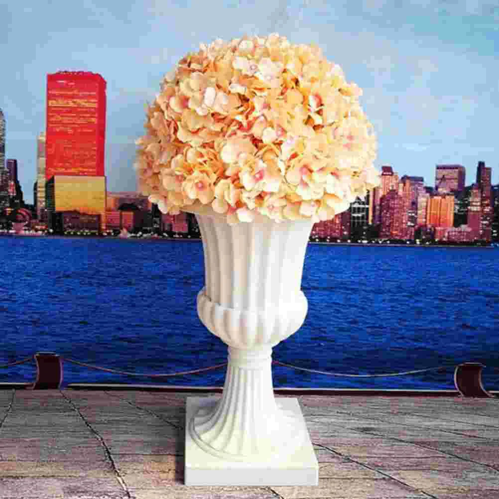 Цветочный горшок для цветов пластиковые горшки растения крыльцо римская колонна