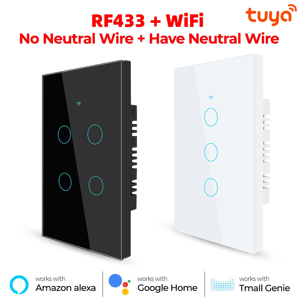 

Смарт-высветильник ный с поддержкой Wi-Fi, 110 В, 220 В, 1/2/3/4 кнопок