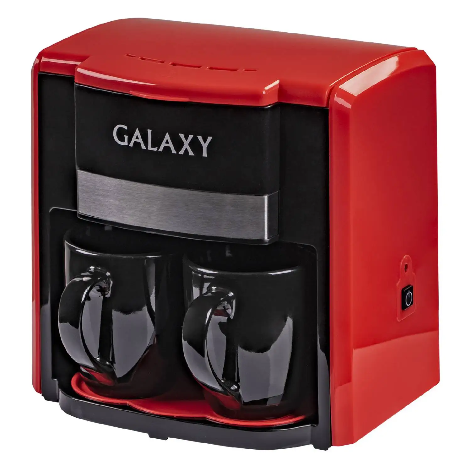 Кофеварка Galaxy GL 0708 (750 Вт 2 чашки съемный фильтр автоотключение мерная ложка цвет: