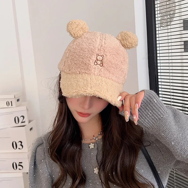 Официальный флагманский магазин Jiao Xia плюшевый чепчик детская осенне-зимняя