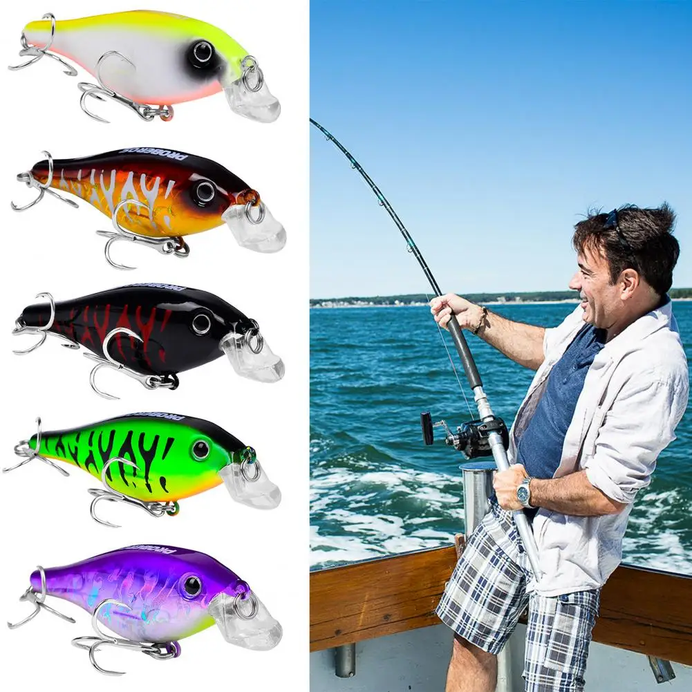 

11.5g Fishing Lure 3D Eyes Simulation Artificial Bait Looking Treble Hook Design Hard Bait Artificial Lure Fishing Supplies