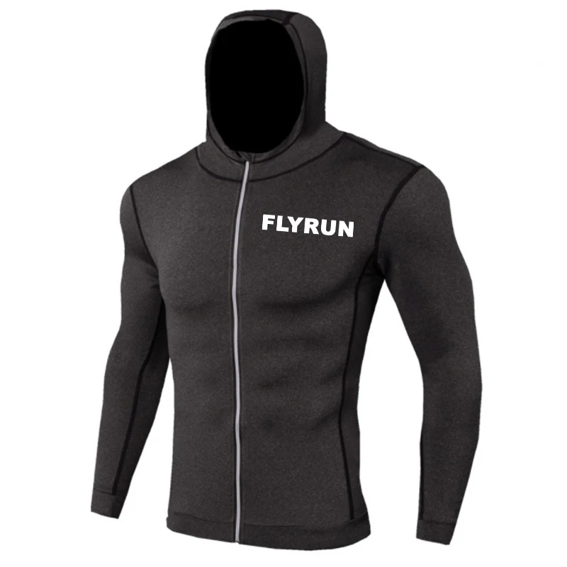 

Running Workout Jacket Men Summer Fitness Equipment Training Zipper Coat Sportswear Long Sleeve Jogging Sweatshirt Gym Clothing