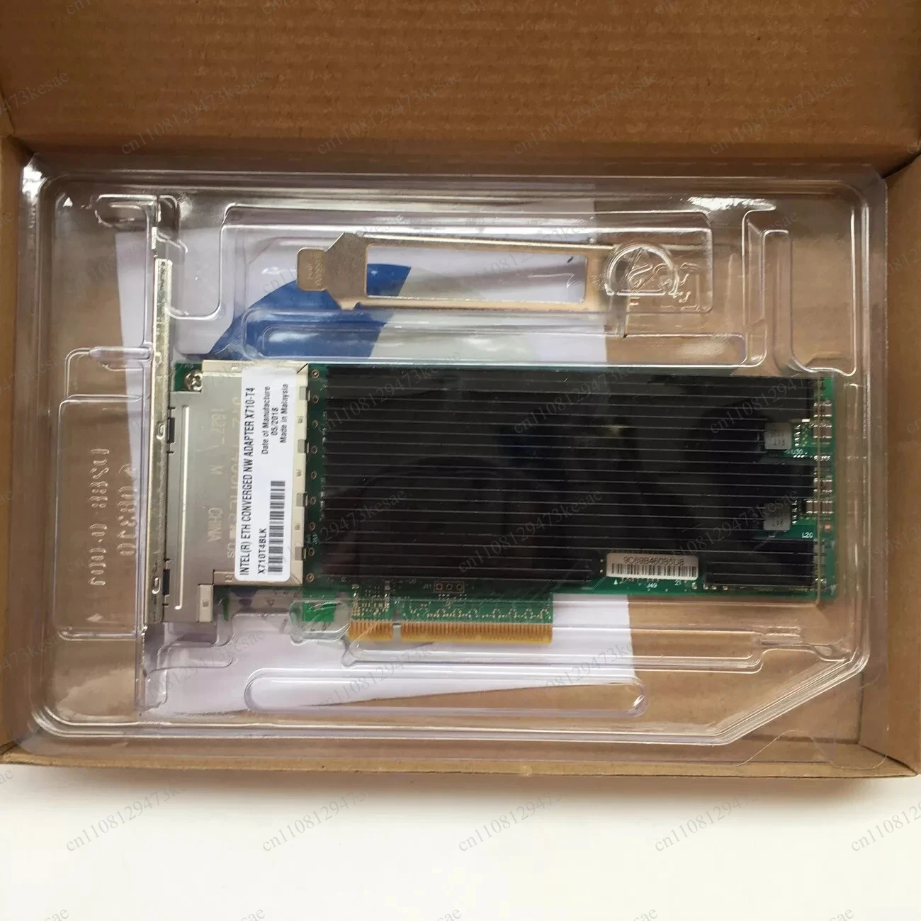 Фото Сетевой адаптер Intel X710-T4 4-портовый 10GbE Ethernet |   Серверная сетевая карта PCIe 3.0 x8 (X710T4 / X710T4BLK) №1