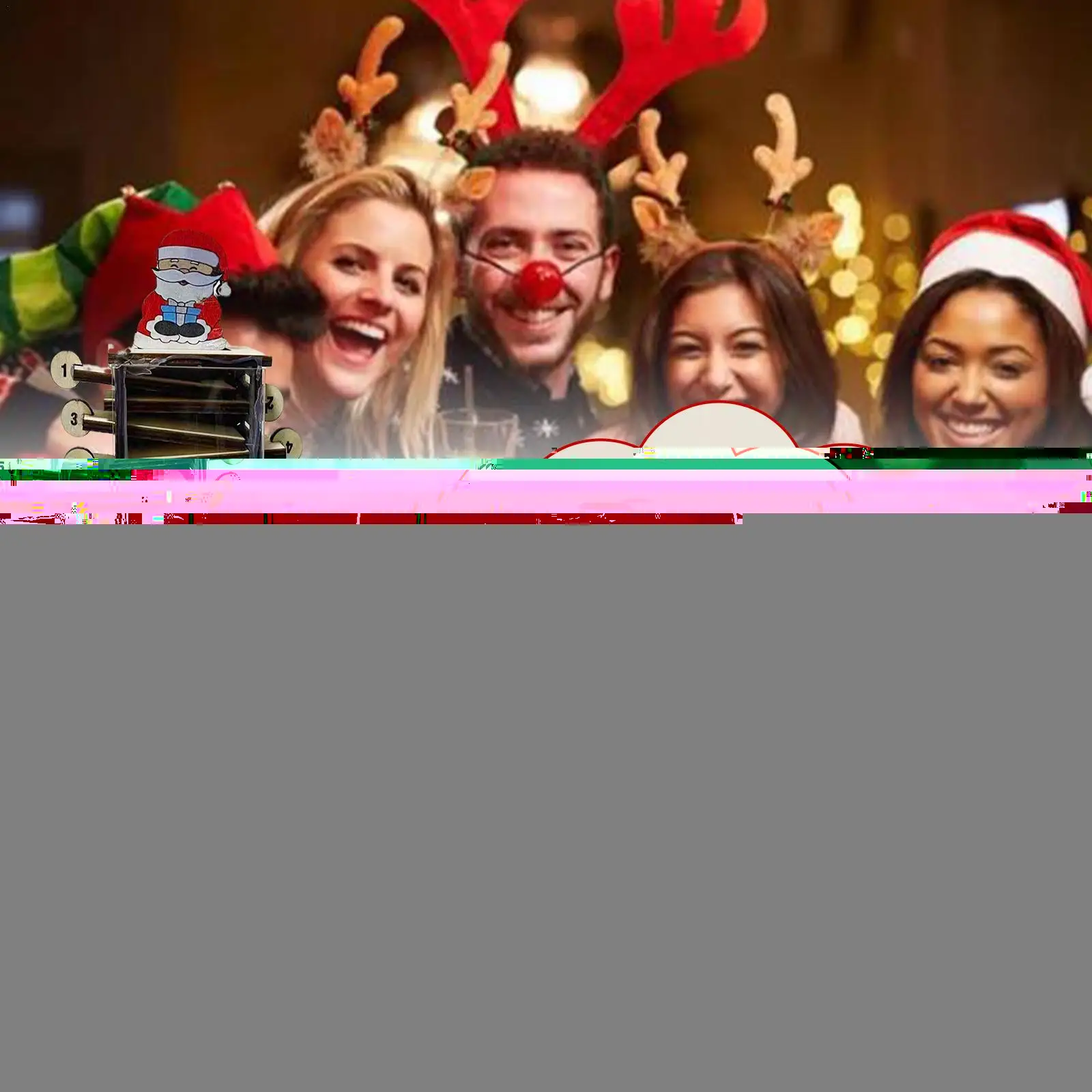 

Wooden Calendar Ornament Father Christmas Down The Gift Ornament Countdown Chimney Advent Calendar Christmas Decoration M9J7