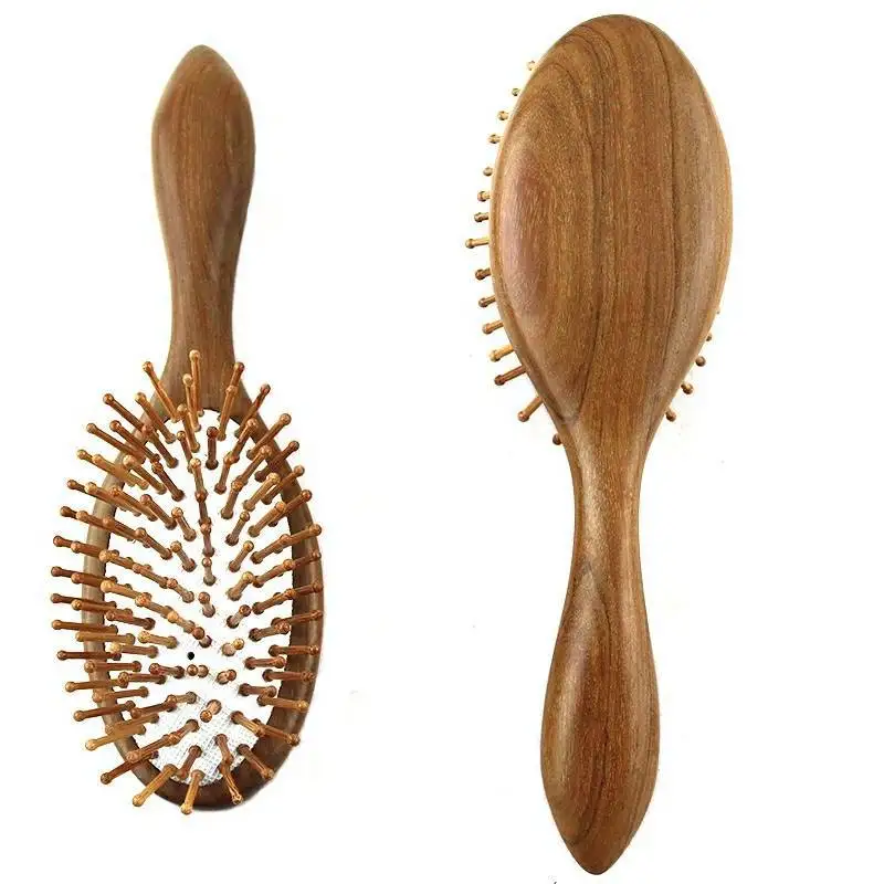

1PC Wood Comb Professional Healthy Paddle Cushion Hair Loss Massage Brush Hairbrush Comb Scalp Hair Care Healthy bamboo comb