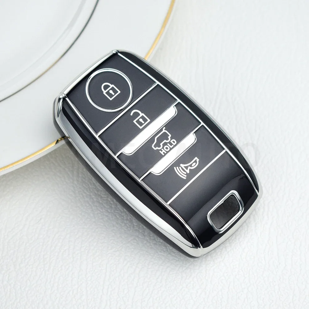 

4 кнопки ТПУ Автомобильный Дистанционный умный ключ женский чехол для KIA Rio Rio5 Sportage Ceed Cerato K3 KX3 K4 K5 Sorento Optima Picanto