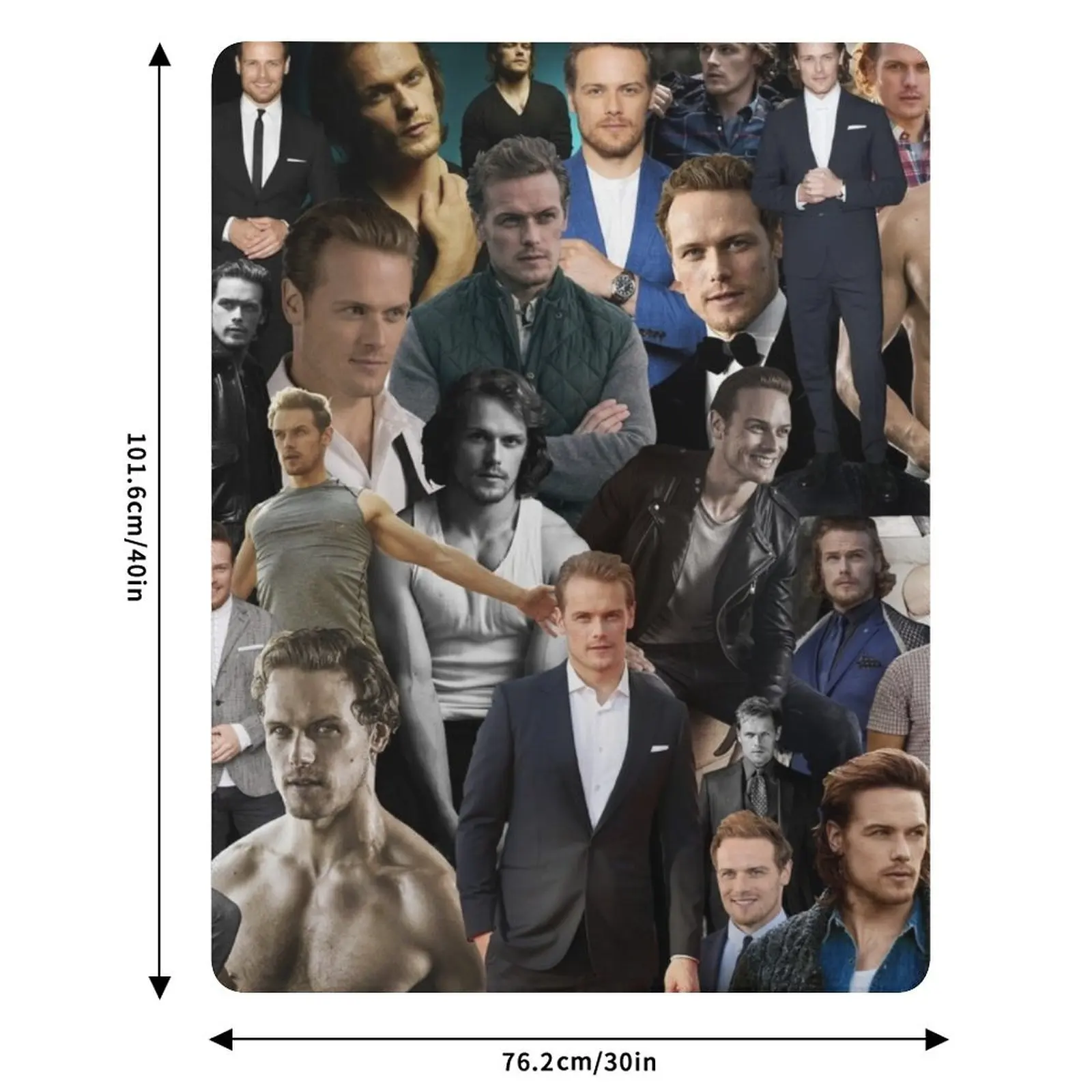 Плед Sam Heughan: Мягкое и уютное одеяло для домашних животных, детей и взрослых (art.: 3920dc2d7c8a6) - 3920dc2d7c8a6