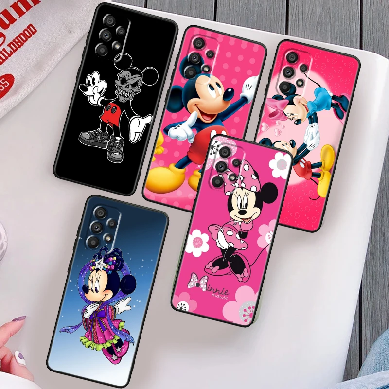 

Art Mickey Mickey Mouse Phone Case For Samsung A53 A52 A33 A32 A51 A71 A21S A13 A73 A50 A22 A23 A03 S A72 A54 A12 5G Black
