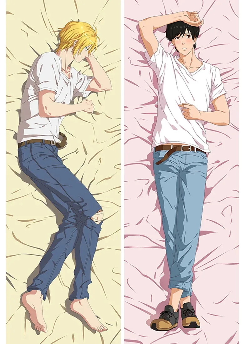 Аниме украшение наволочка банановая рыба Eiji Okumura Ash Lynx Dakimakura 2-сторонний принт