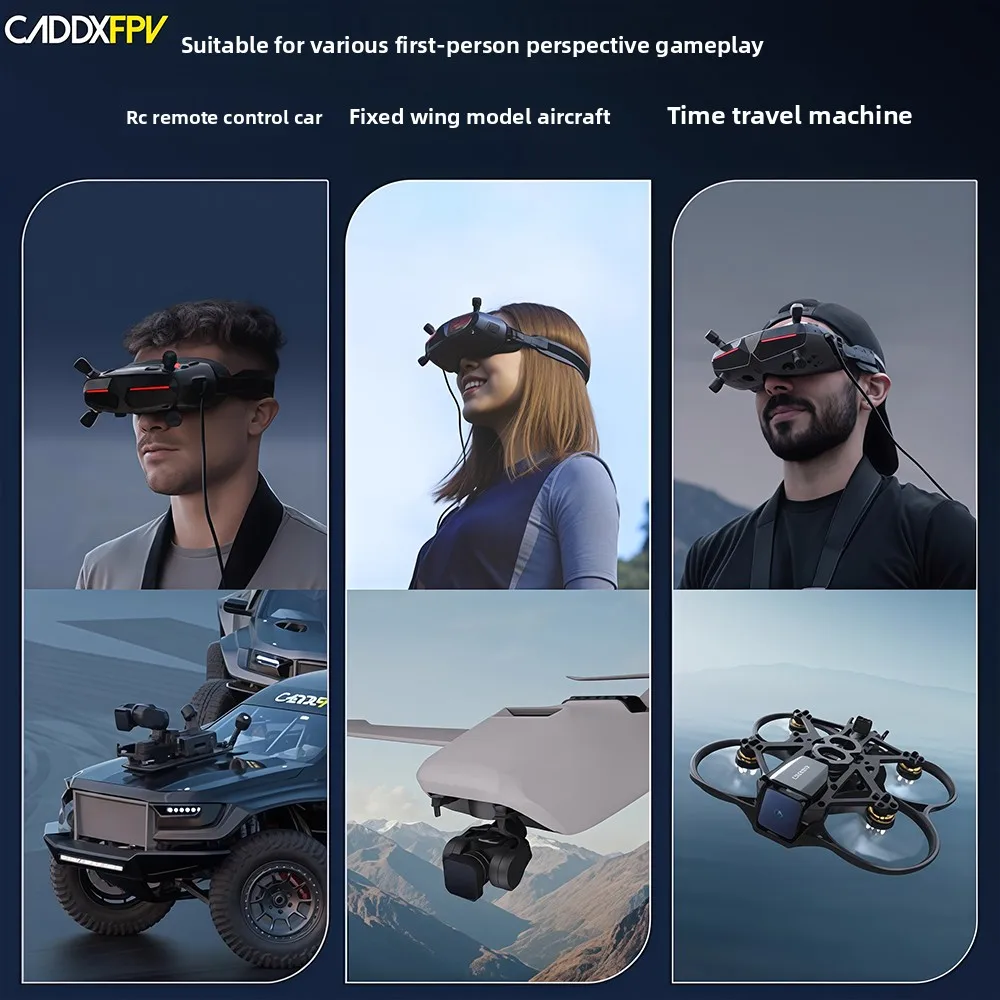 Фото Аутентичные очки CADDX Walksnail Avatar HD 1080P X OLED 5,8 ГГц, цифровые очки FPV для FPV №3