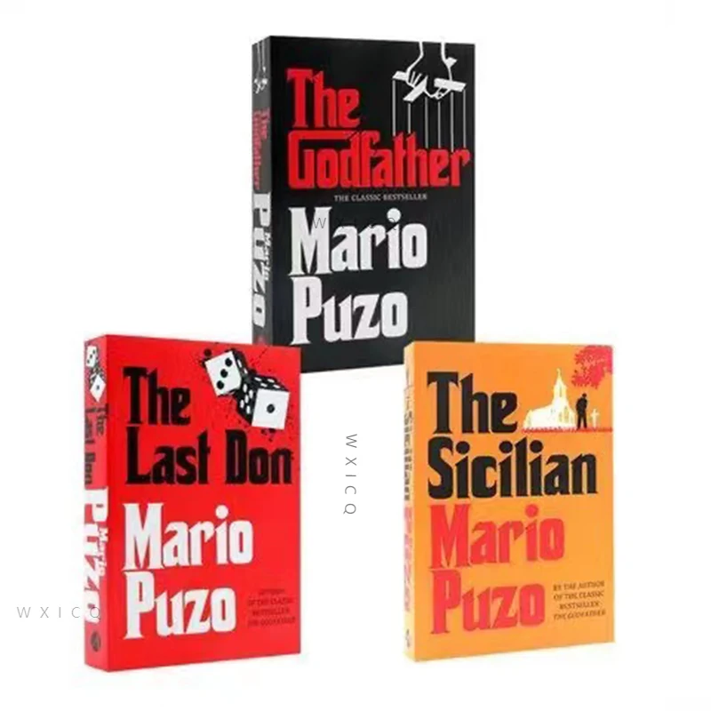 

3 Books/Set The Godfather Last Don Sicilian Mario Puzo Original English Novel The Original Novel Of The Godfather Bestsellers