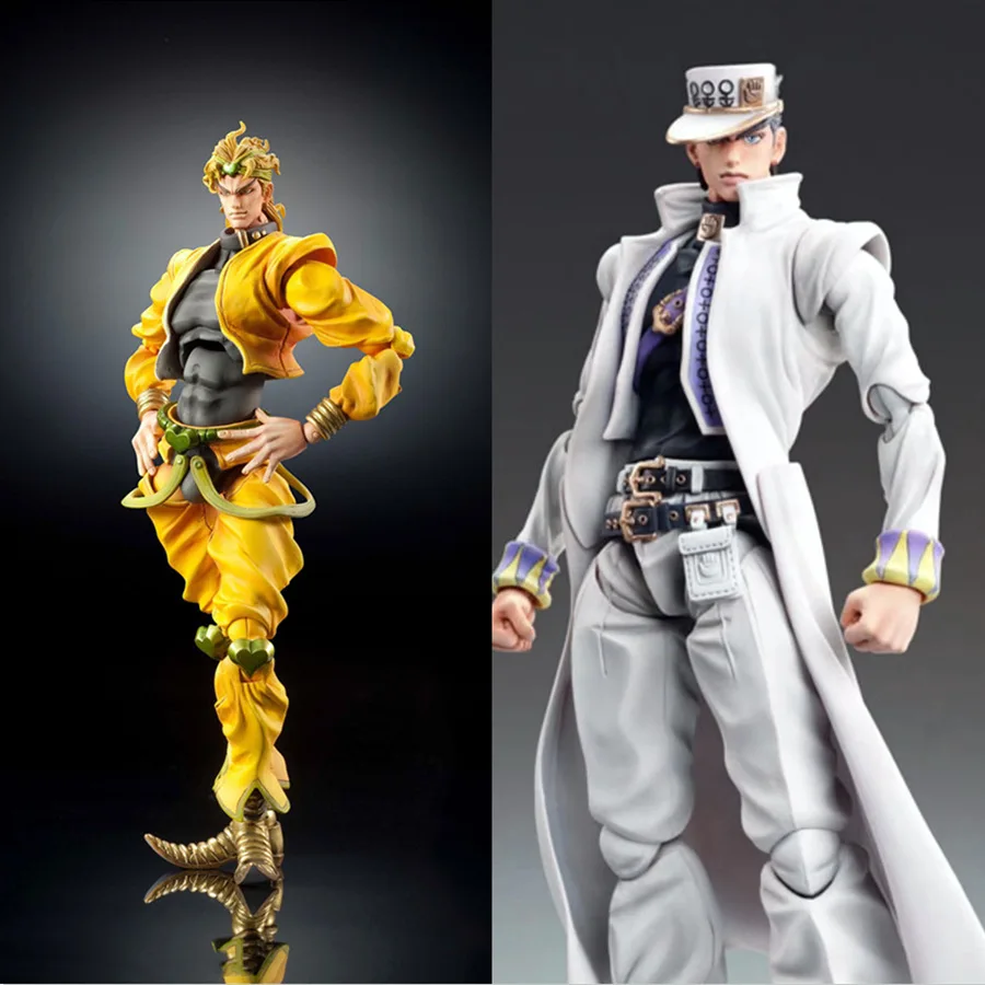 

Anime JoJos Bizarre Adventure Josuke Higashikata Kujo Jotaro Dio Brando Diavolo Bruno Kishibe Abbacchio Movable Action Figure