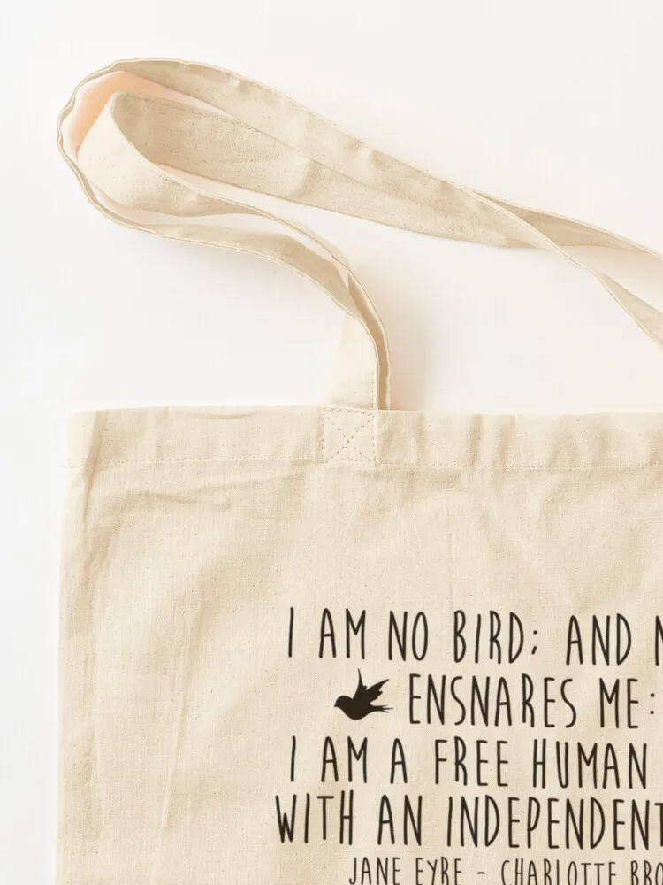 Джейн Эйр я не птица и нет сетки Ensnares Me Tote Bag Сумка на заказ Тканевая сумка