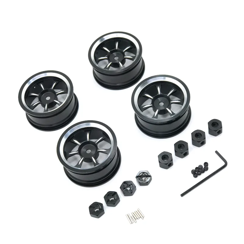 

Metal Upgrade 52mm Wheels For WLtoys WPL MN LC 1/18 1/16 1/14 1/12 RC Car Parts
