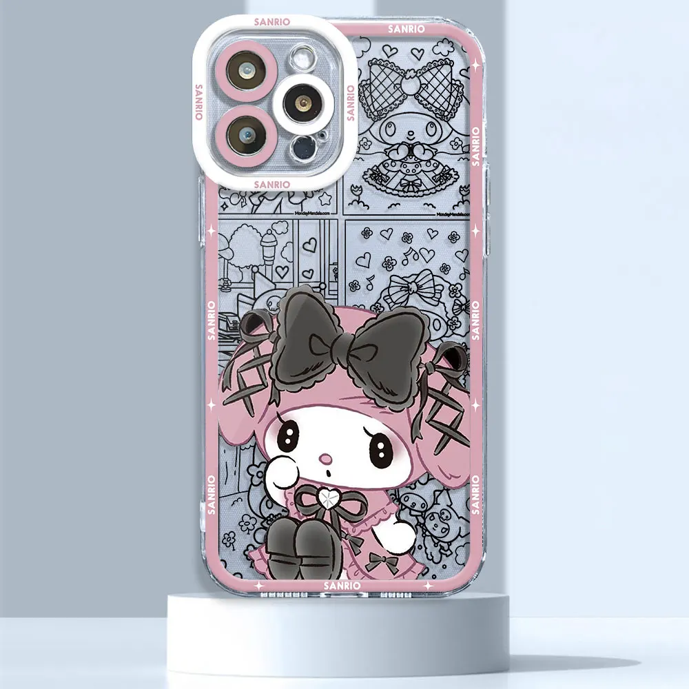 Hellos-Kittys Kuromis Melodys Phone Case For Tecno Spark Go 30C 10 Camon 30 20 19 Pova 6 5 4 Pro itel S23 A70 4G 5G Clear TPU