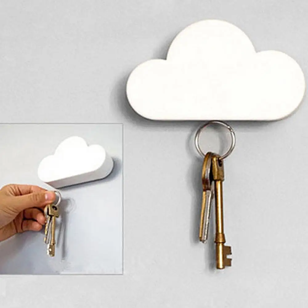 

Fashion Creative Cloud-shaped Magnetic Key Chain Holder Home Wall Key Hanger1
