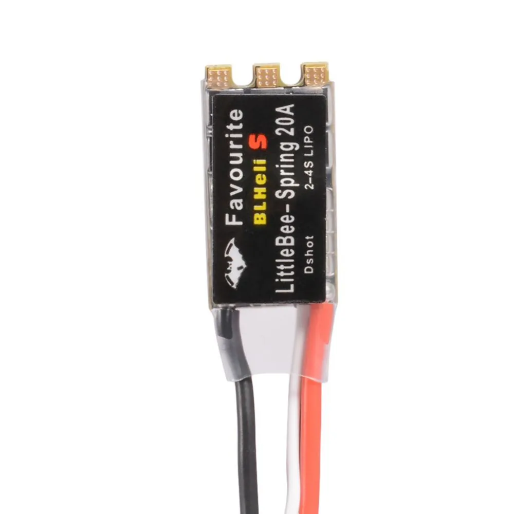 FVT LittleBee Little Bee BLHeli_S ESC DSHOT SPRING 20A/30A BLHeli S контроллер скорости 2-4S для FPV Raing дрона