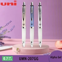 japan uni umn 207gg 0 7mm anti fatigue press neutral pen signature pen water pen comfortable soft grip glue writing supplies