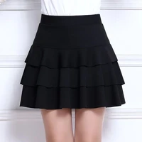 black ruffled skirts women 2022 summer high waist shorts skirts for girls school kawaii mini a line skirt outdoor sex skirt