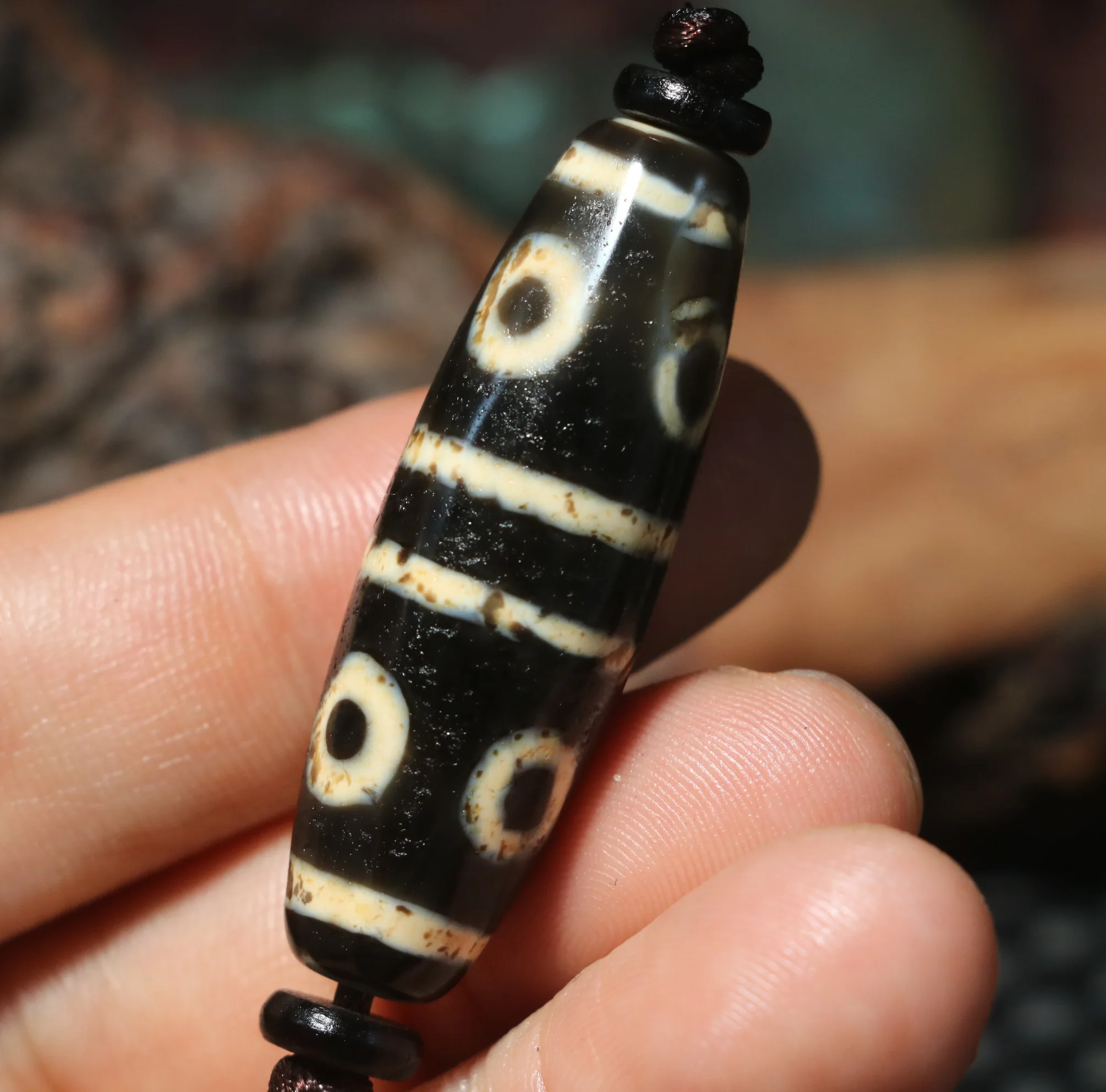 

Уникальный узор Energy Power Magic Тибетский Старый Агат 8 глаз большой богатство фотография подходит для изготовления ожерелья кулон