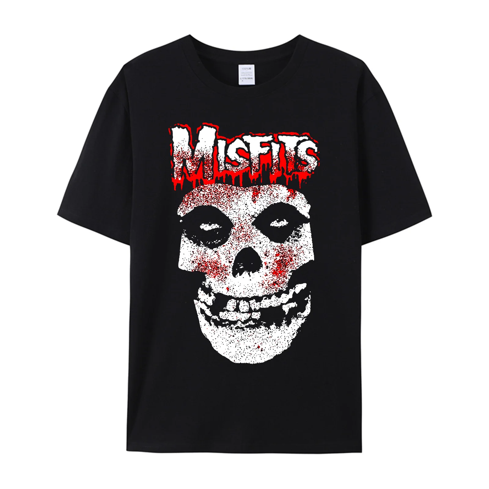 

The Misfits Blood Drip Skull Mens T Shirt Black (Large)