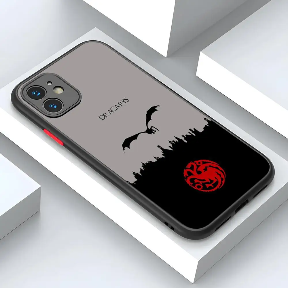 Набор G-Game Of T-Thrones чехол для телефона матовая прозрачная задняя ...