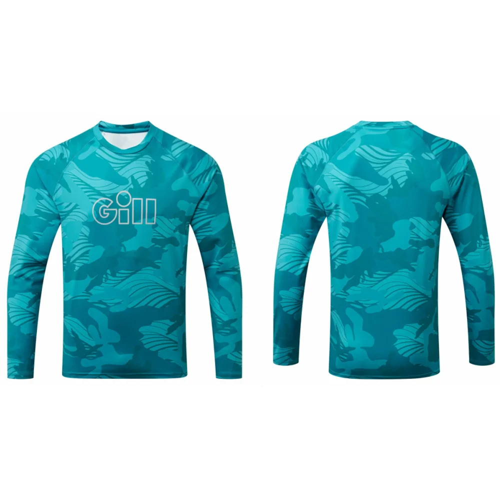 

Winter Fish Tops Gear Fleece Warm Men's Long Sleeve GILL Fishing Shirts 50+ UPF Protection Jersey Camisa De Pesca Fishing Dress