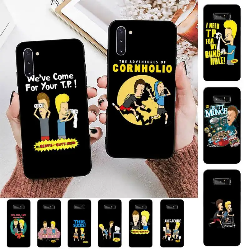 

Beavis And Butthead Phone Case for Samsung Note 5 7 8 9 10 20 pro plus lite ultra A21 12 72