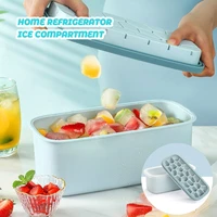 ice cube storage box multifunctional ice box with llid for home refrigerator ice tray large capacity food grade home accessories