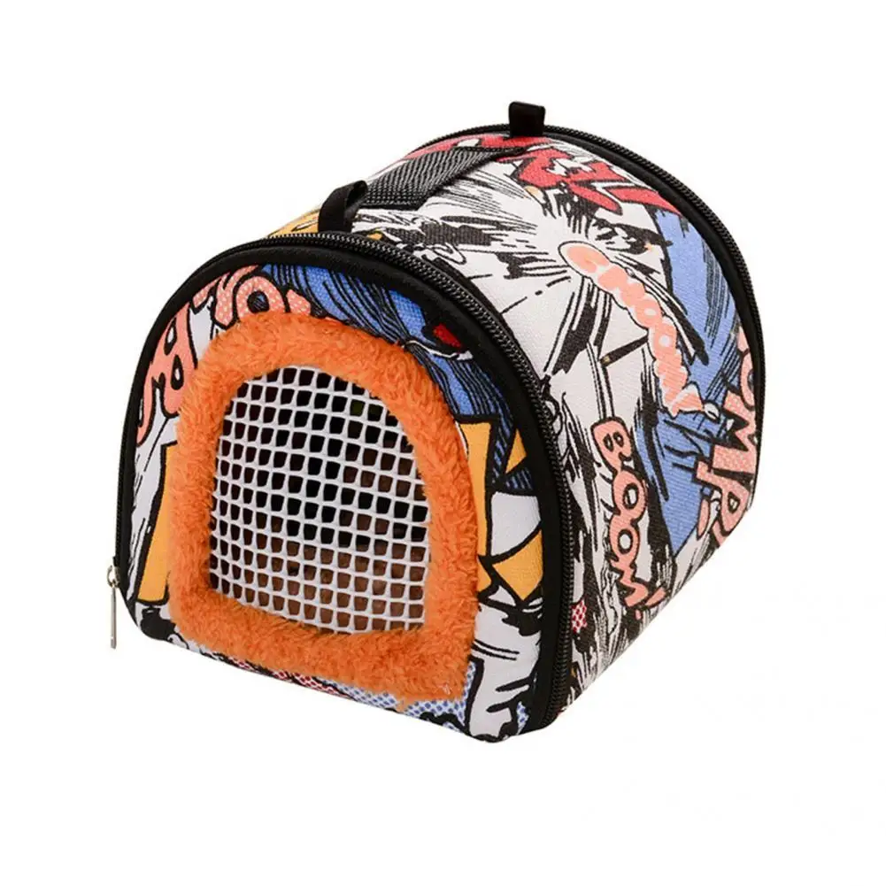 

Portable Ultralight Rat Hedgehog Carrier Bag Pet Bag Hamster Nest Bed Visible Mesh for Outing